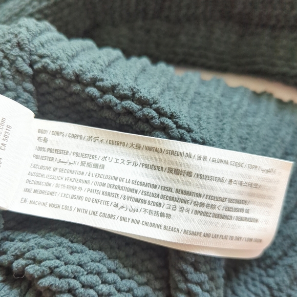 Abercrombie & Fitch Dark Green Soft A&F Collection Pullover Sweater Size M - Picture 8 of 8